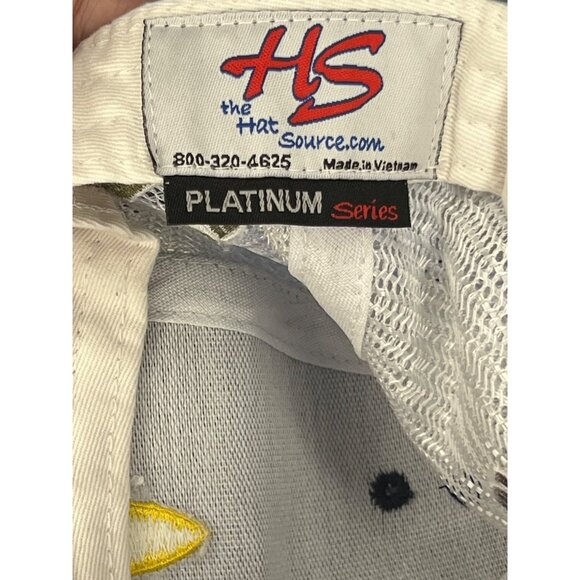 Simplot Snapback Mesh Back Trucker Blue/White One Size Platinum Series - Picture 7 of 7